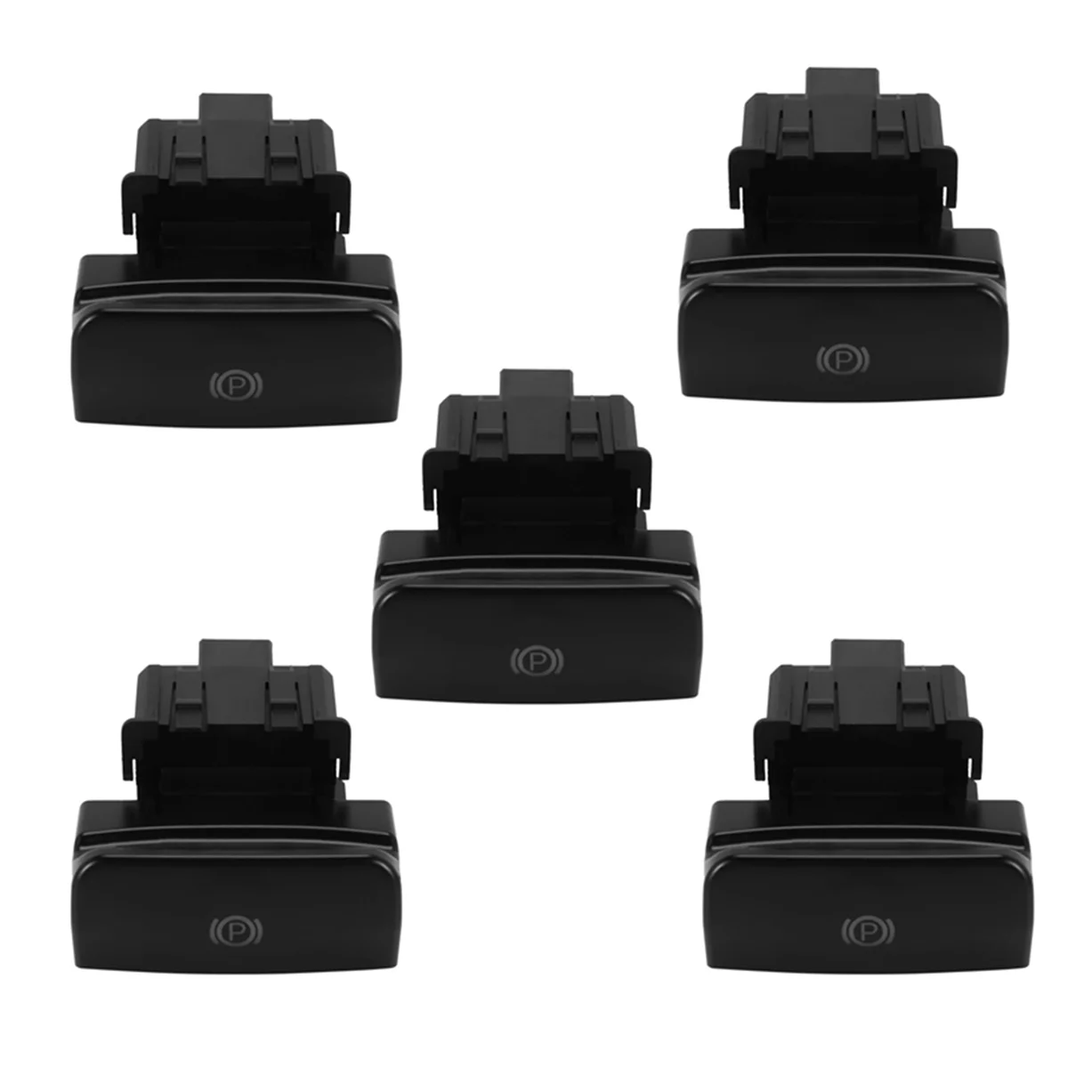 

5X for Peugeot Citroen C4 Picasso DS4 C4 Parking Brake Electronic Handbrake Hand Brake Switch 470702 Matte Black