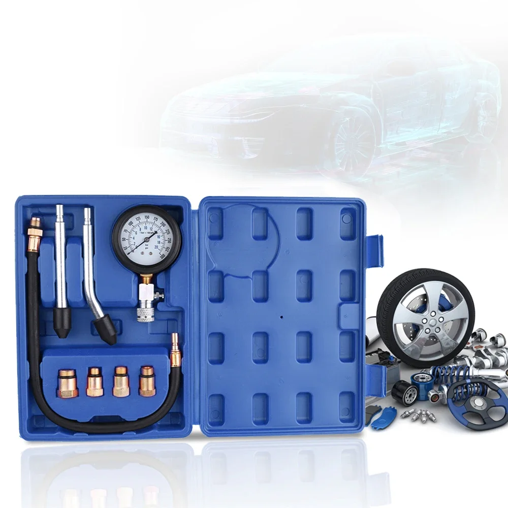 

Automobile Pressure Cylinder Test Engine Auto Gauge 0-300psi Gas Tester Gasoline Compress Kit Petrol Automotive