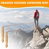 Copper Dowsing Rods Kit For Divination Tool - Natural Wooden Handles Divining Rods 4