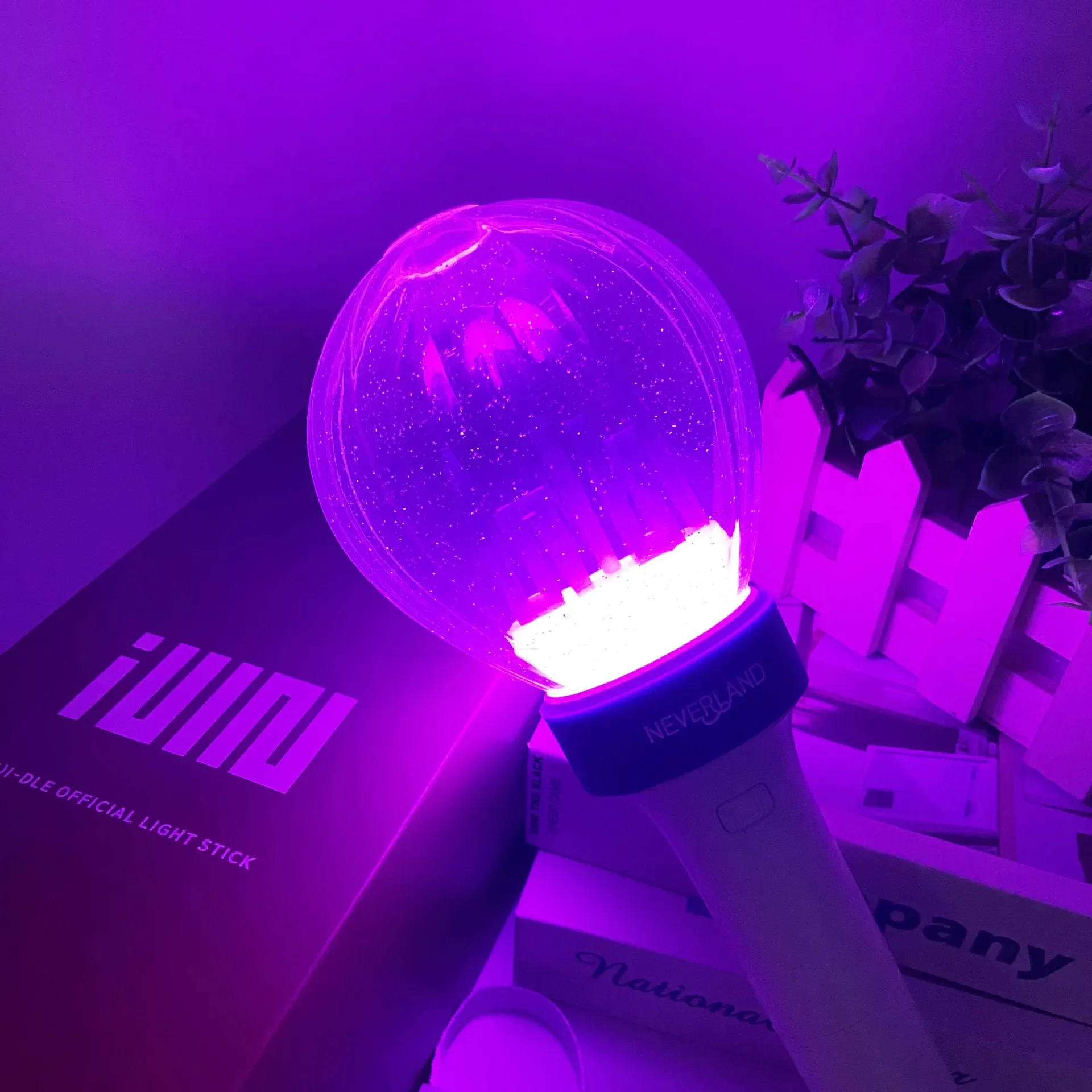 Kpop (G)I-DLE Ver.2 Lightstick Castle Hand Lamp Gidle Concert Card