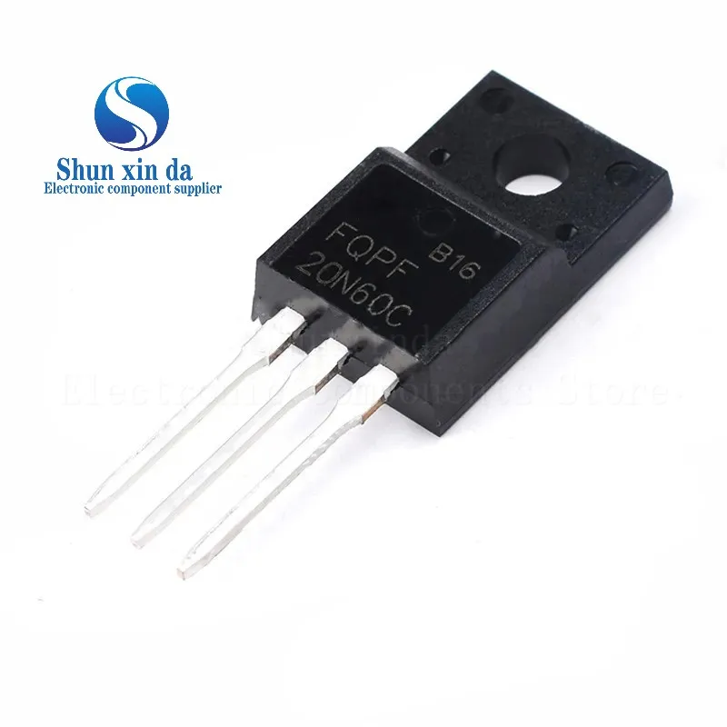 20A 600V TO220F N-channel Power MOSFET DIP Transistors 10PCS FQPF20N60 20N60C FQPF20N60C 20N60