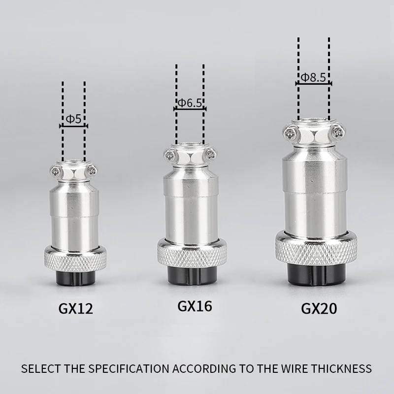 항공 플러그 후면 너트 소켓 커넥터, 암수 도킹, 항공 플러그, GX12, GX16, GX20, 2, 3, 4, 5, 6, 7, 8, 9, 10, 12, 14, 15 핀, 5, 10, 20 세트