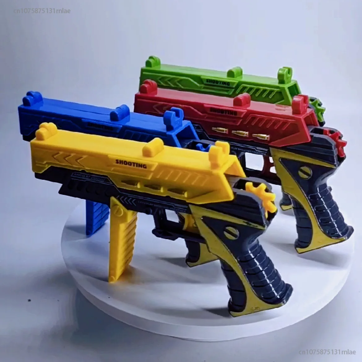 

Rubber Band Ejection Gun Burst Of Bullets Cool Children'S Toy Mini Model Party Game Parent-Child Interaction Boy'S Toy