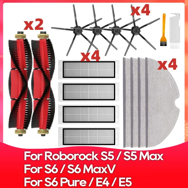 샤오미필터 추천상품 Xiaomi Roborock S5 S502-00 S502-02 S5 Max S6 S6 MaxV S6 Pure E4 E5 와 호환 가능한 액세서리 소개
