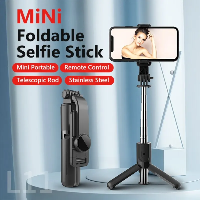 Portable Mini Selfie Stick Foldable Tripod Phone Stand Holder Support Wireless Bluetooth Remote Control Shutter Android selfie stick tripod selfie stick mobile phone holder sports camera selfie stick cell phone selfie stick smartphone selfie stick phone selfie tripod smartphone shooting holder