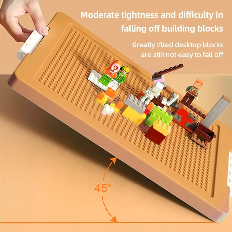 Stackable Brick-Shaped Toy Storage Box