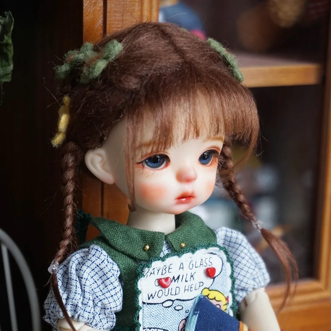 

Парики Monst Bjd ob11, парики Bjd, имитация пляжной шерсти, парик Подходит для кукольных голов 1/6, 1/4, 1/3