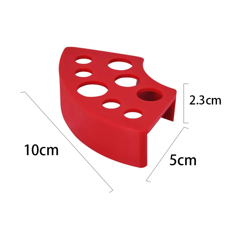 8 Holes Tattoo Ink Cup Holder Stand Makeup Accessories Random Color Trailer Supplies Tatoo Tool Pigment Brack Container 6