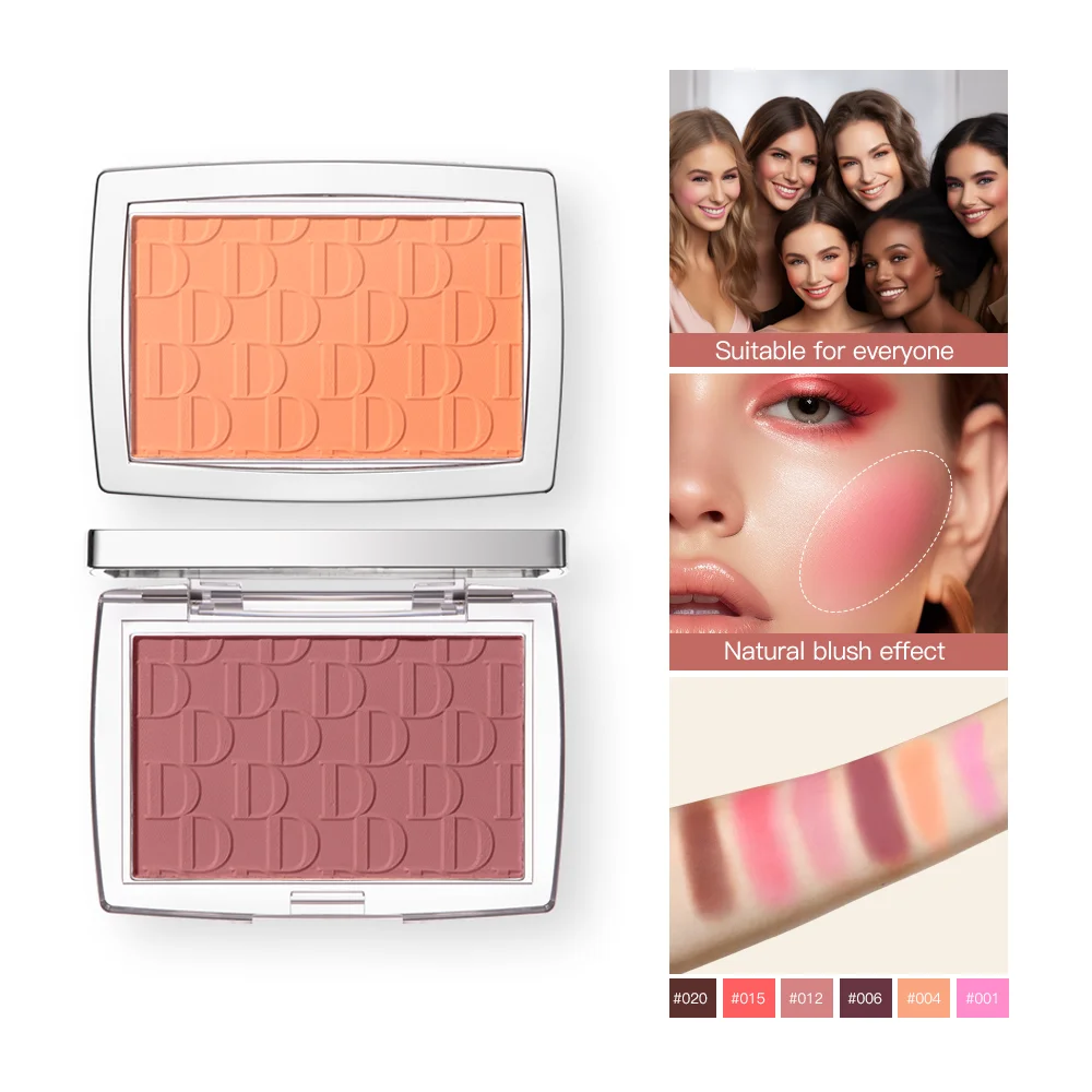 Embossed Blush Palette Powder Blusher Blush Powder Facial Blusher