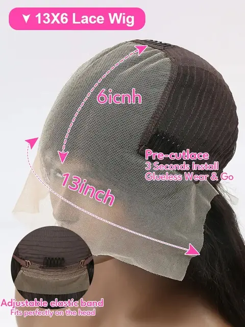 Long Soft Hair Straight Black Color Synthetic 13X6 HD Lace Frontal Wig For Black Women Prepucked With Baby Hair Glueless Wig 6