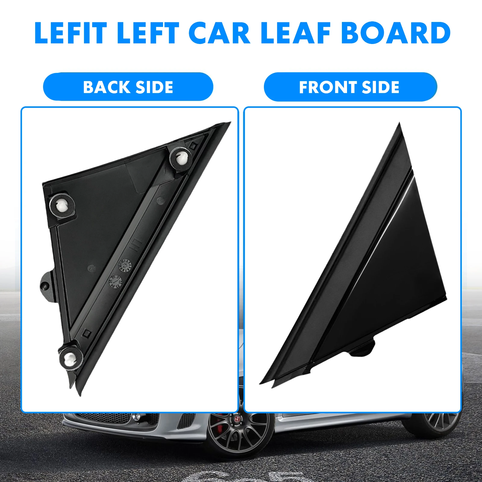 Molding Door Mirror Triangle plate Cover For FIAT 500 2012- Flag Cover Front Window A-pillar Triangle 1SH17KX7AA 1SH16KX7AA