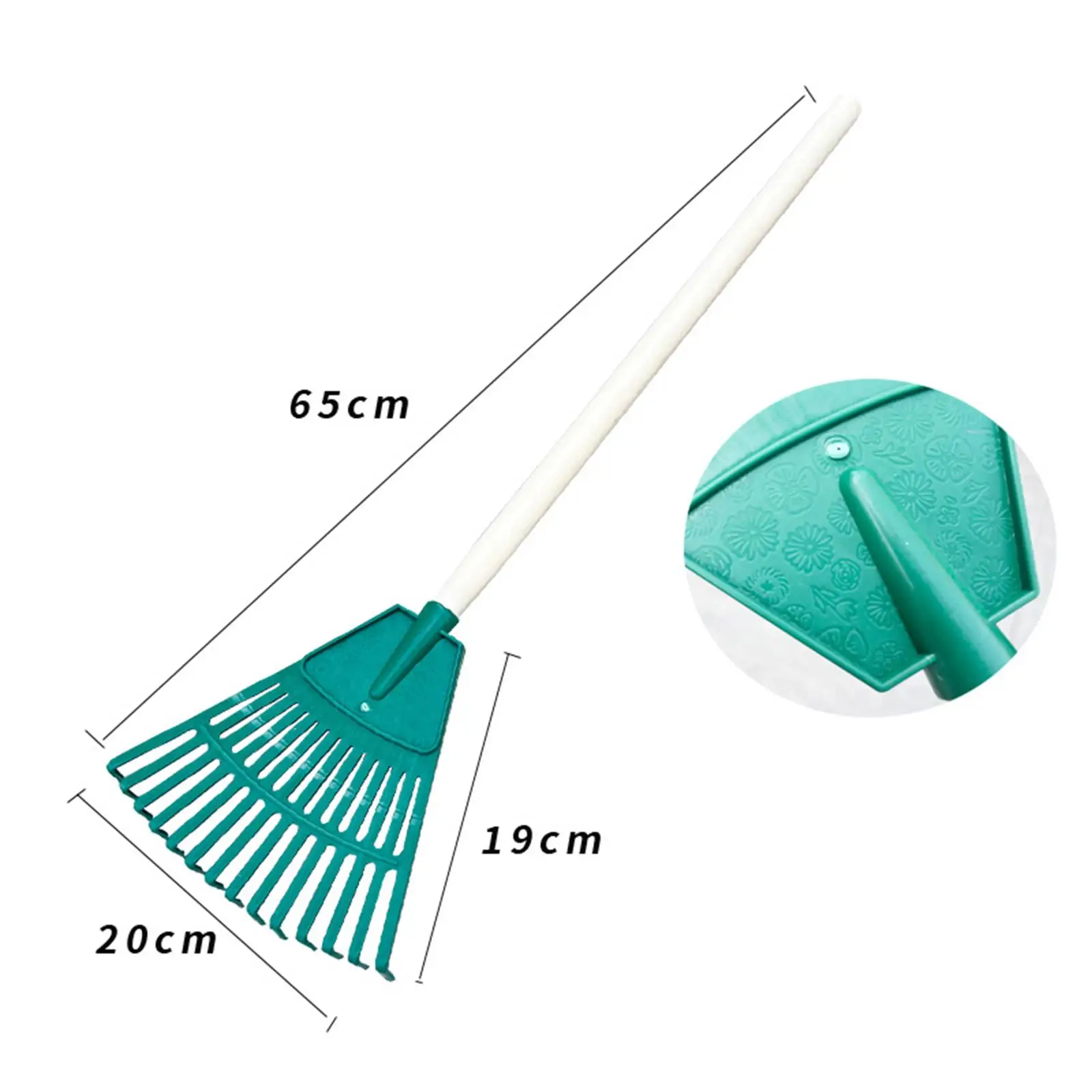 Leaf Rake Gardening Leaf Rake for Grass Grooming Clean up of Plants Garden
