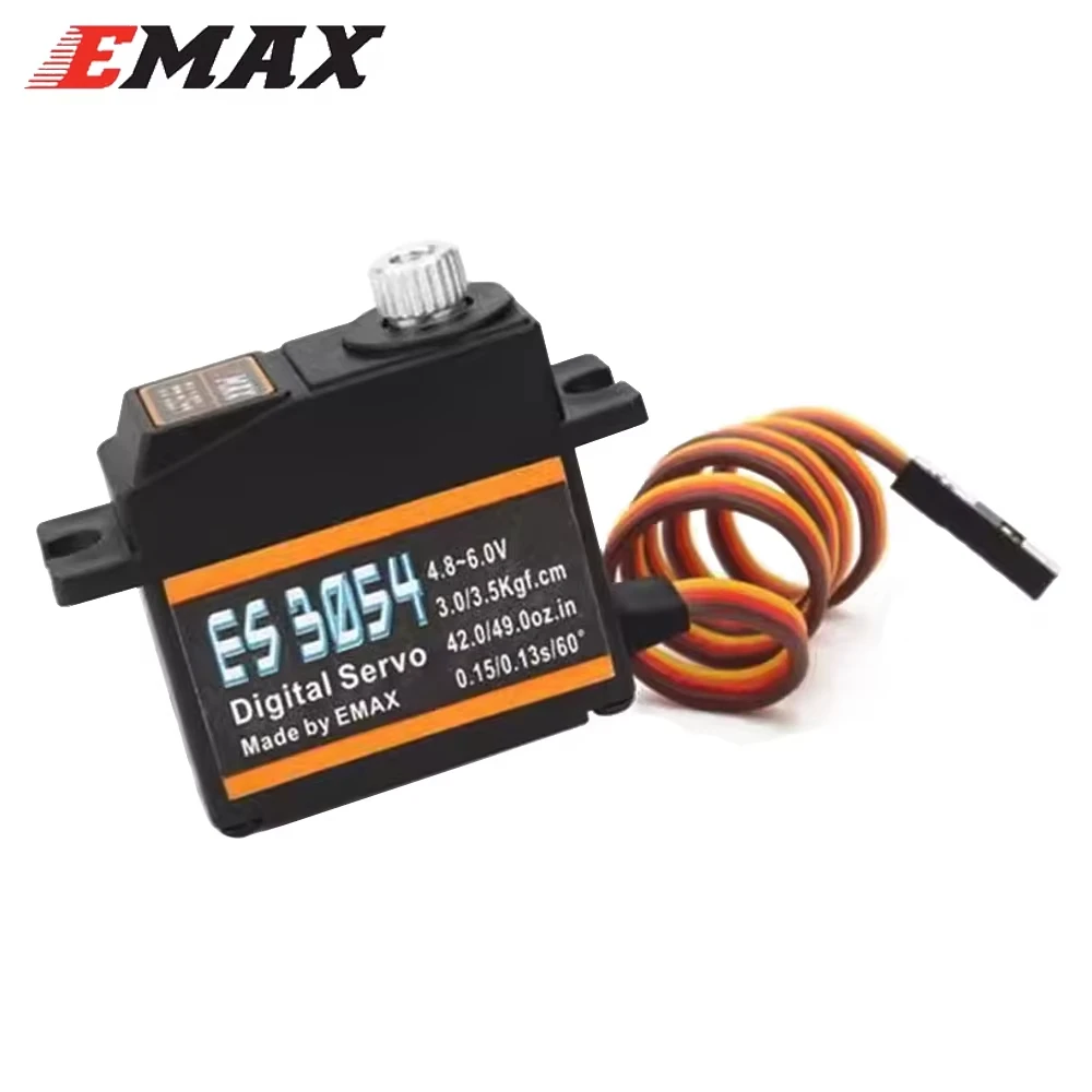EMAX ES3054 3054 4,8-6,0 В 3,5 кг 23T Цифровой сервопривод с металлической передачей для F3A 3D модели самолета thumbnail 2