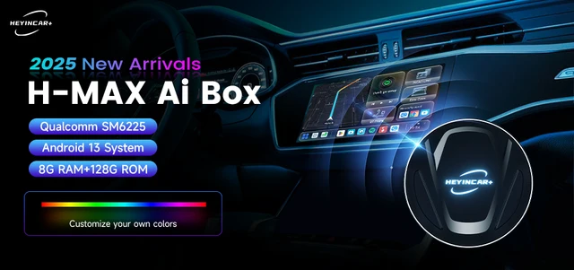 HEYINCAR CarPlay Smart Ai Box Plus Android Wireless CarPlay 