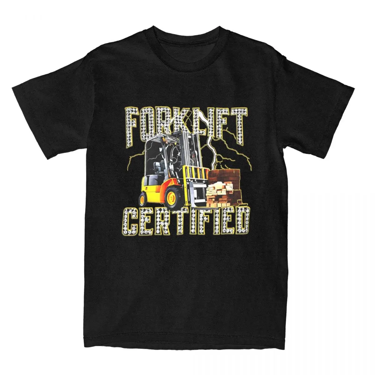 

Amazing Forklift Certified T Shirt Men Women's 100% Cotton Tees Shirt Big Size Tops