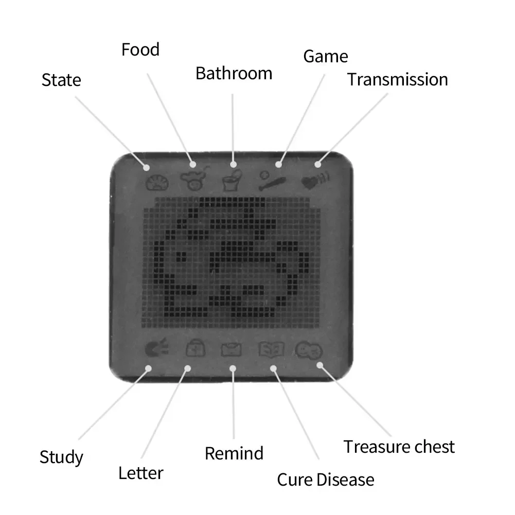 Virtual Digital Pet Handheld Game Console - Fun Electronic Toy Gift