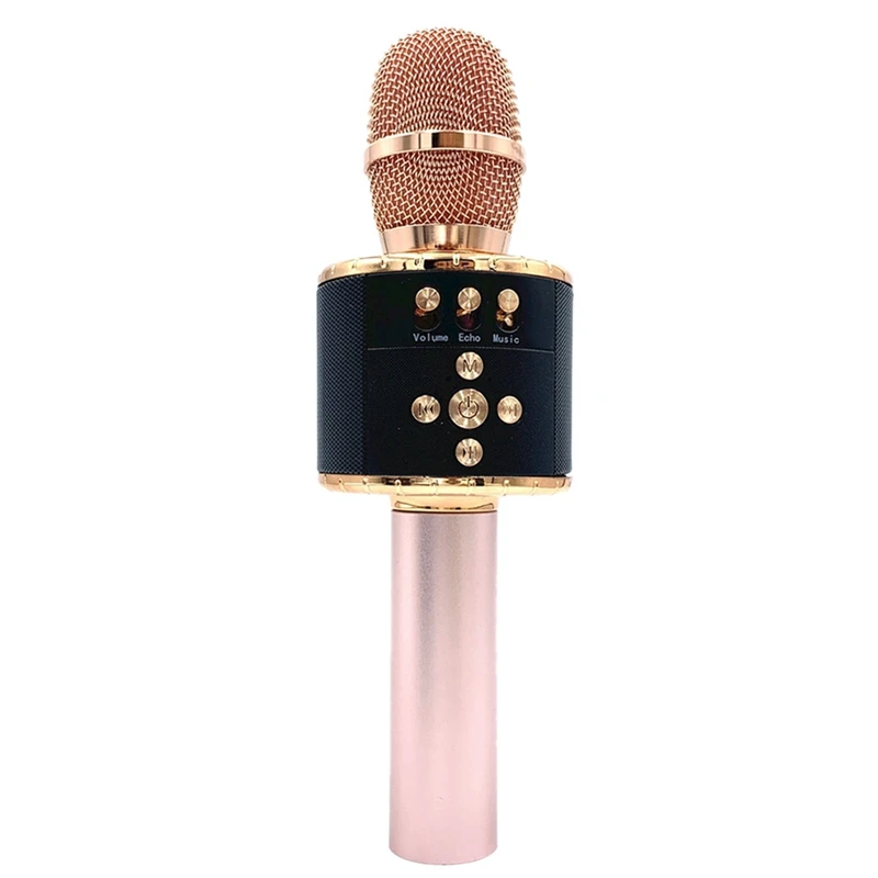 

7 Colors Led Light USB Bluetooth Wireless Microphone Speaker Handheld Microphone Ktv Karaoke Mic Music Player