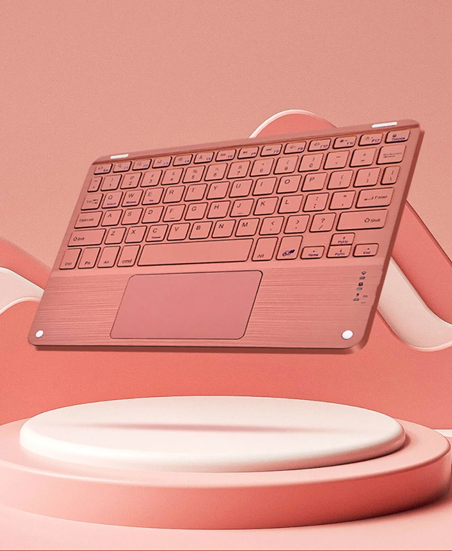 Teclado sem fio com Touchpad para iPad,
