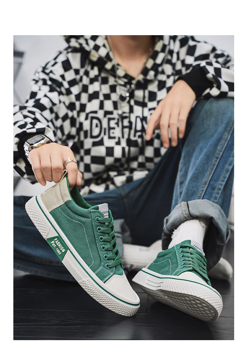 Men's Casual Canvas Shoes Detail 22