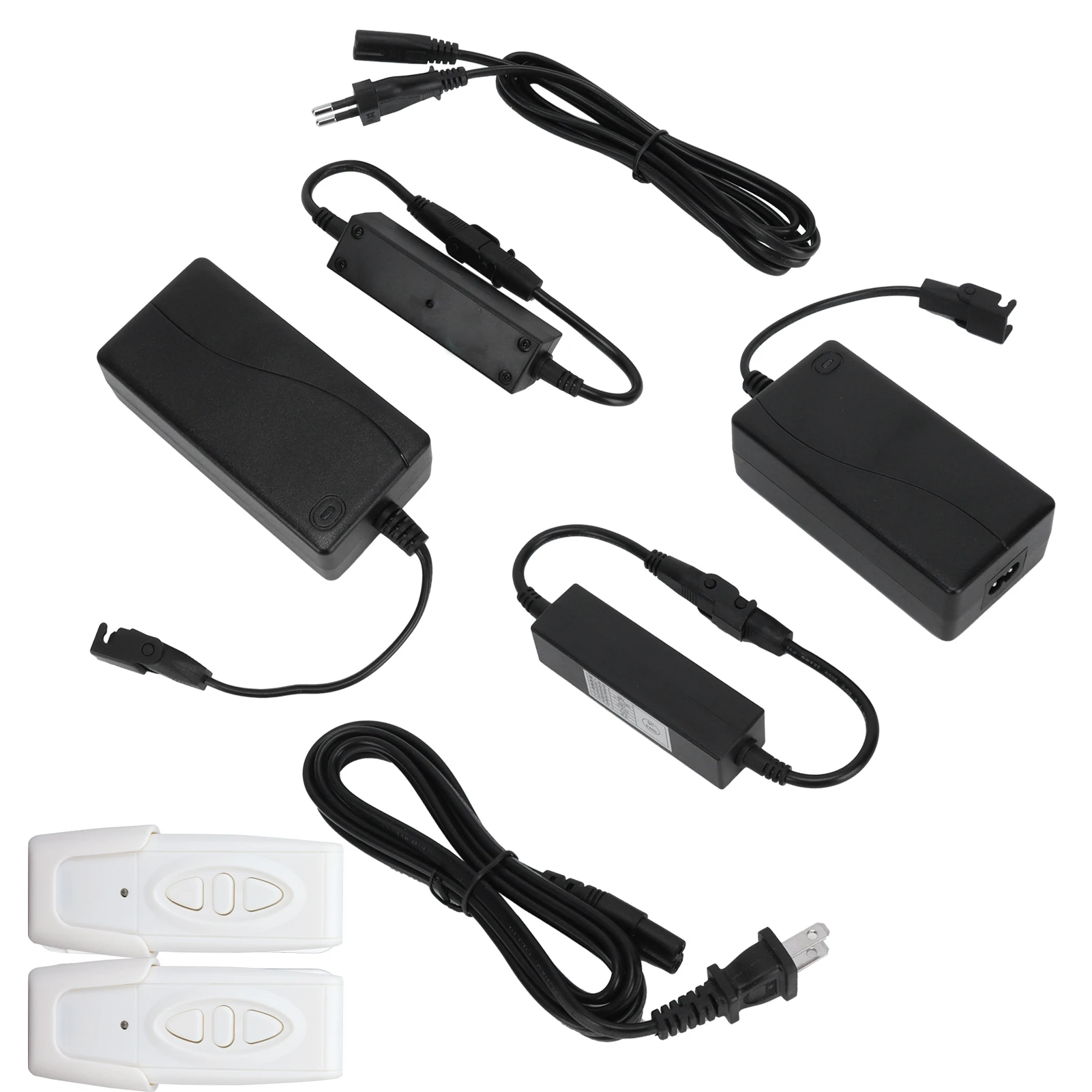 Sofa Hand Controller Wireless Electric Bed Button 433.92 Single Motor Remote Control Electric Sofa Controller 100V‑240V 5