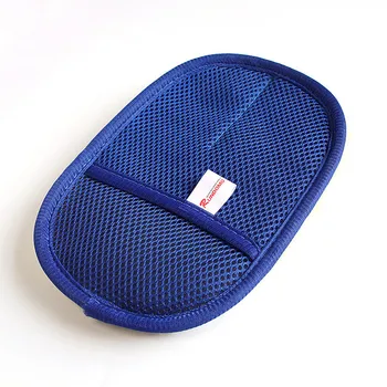 Car Cleaner Interior Stain Remover Car Wash Clean Sponge Brush Glass Cleaner Blue Wave Car Wash Triangle Auto Tools Automotive