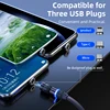 Cable Micro USB/Type-C magnétique rotatif à 540 °