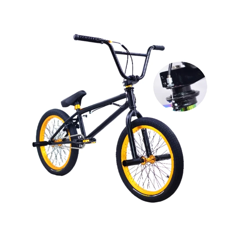 BMXバイク 黒と黄色 KINK BMX】CURB [カーブ] Matte Gold Leaf 2023【店頭お渡し