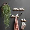 Wall Decorations Home Accessories Living Room Hanger Resin Bird hanger key kitchen Coat Clothes Towel Hooks Hat Handbag Holder 1