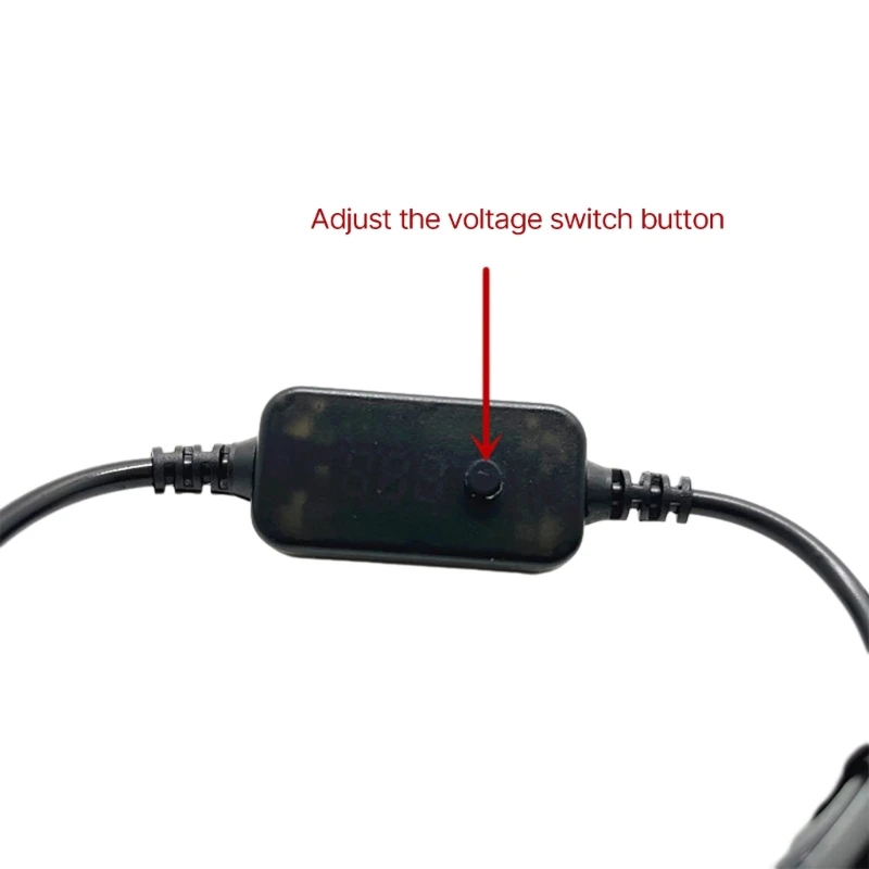 PD toDC Adapter Cable 5V 9V 12V 15V 20V Adjustable TypeC Male to DC5521 Male Power Cord with 10 Conversion Heads charging cable
