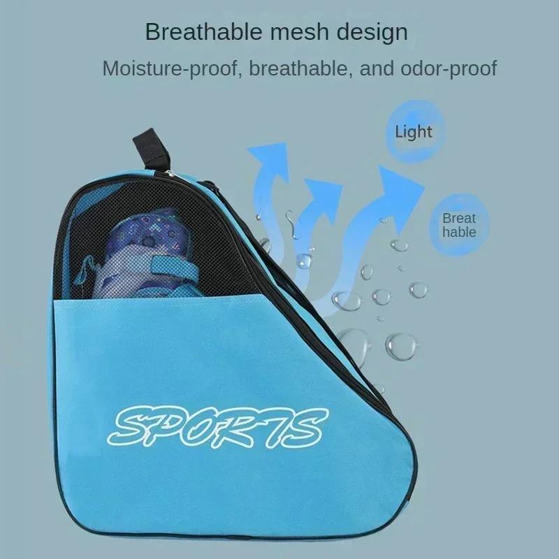 Ski Bag Breathable Skates Storage Handbags Roller Skates Bag Roller Holder Skate Speed Skates Bag Adult 4