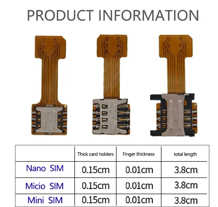 Demonstration of SIM and microSD card alignment with the adapter