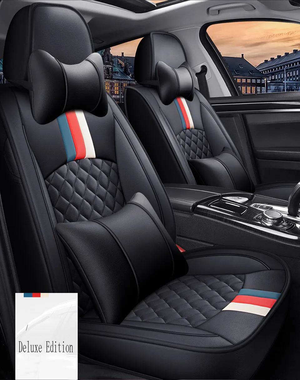 High quality leather car seat cover, comfortable and breathable for