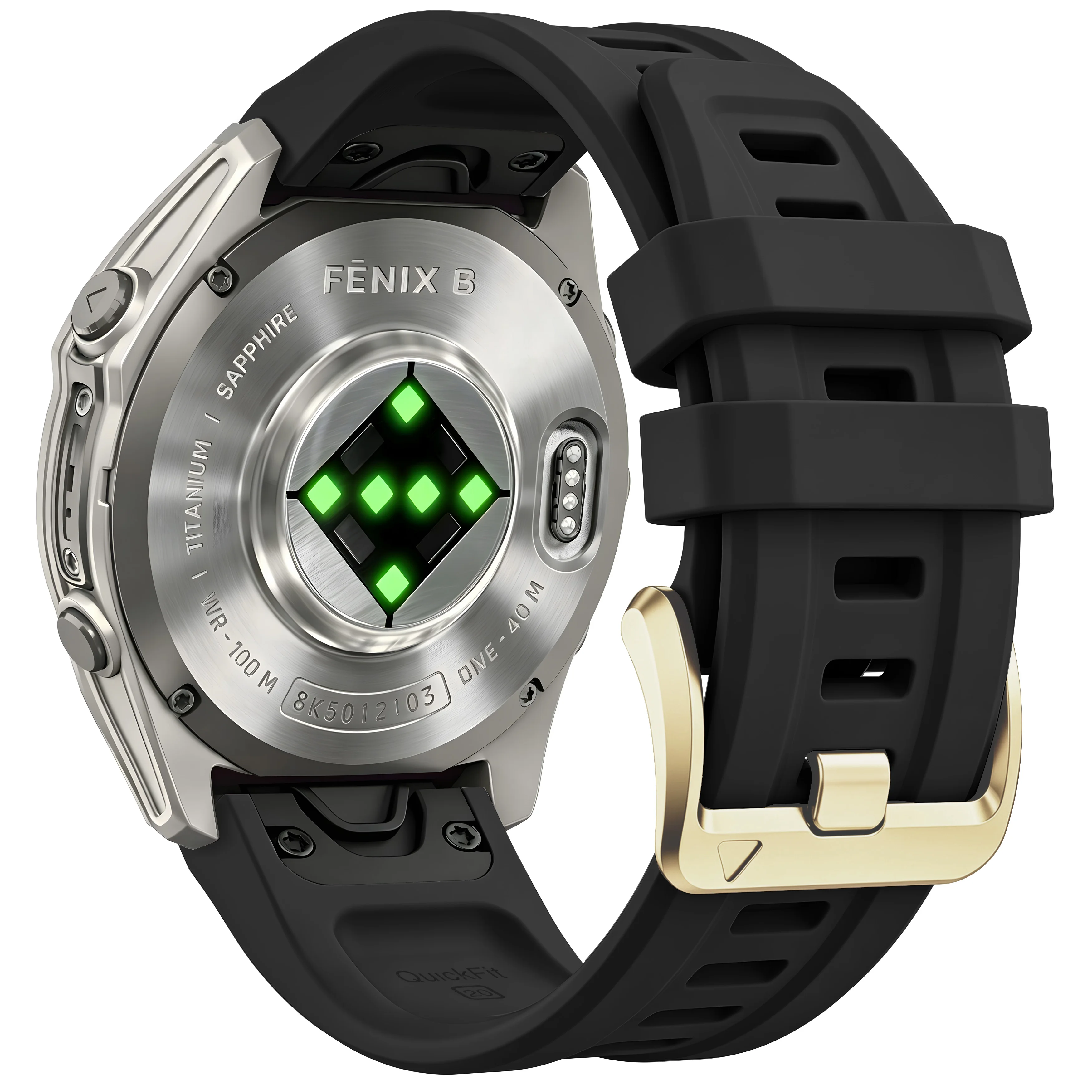 Enhanced Silicone Band - QuickFit 20mm, Soft Bracelet Strap