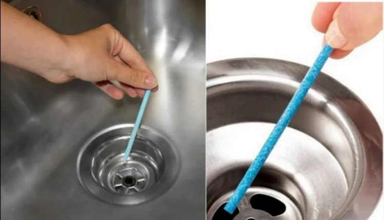 Drain Cleaner in Use