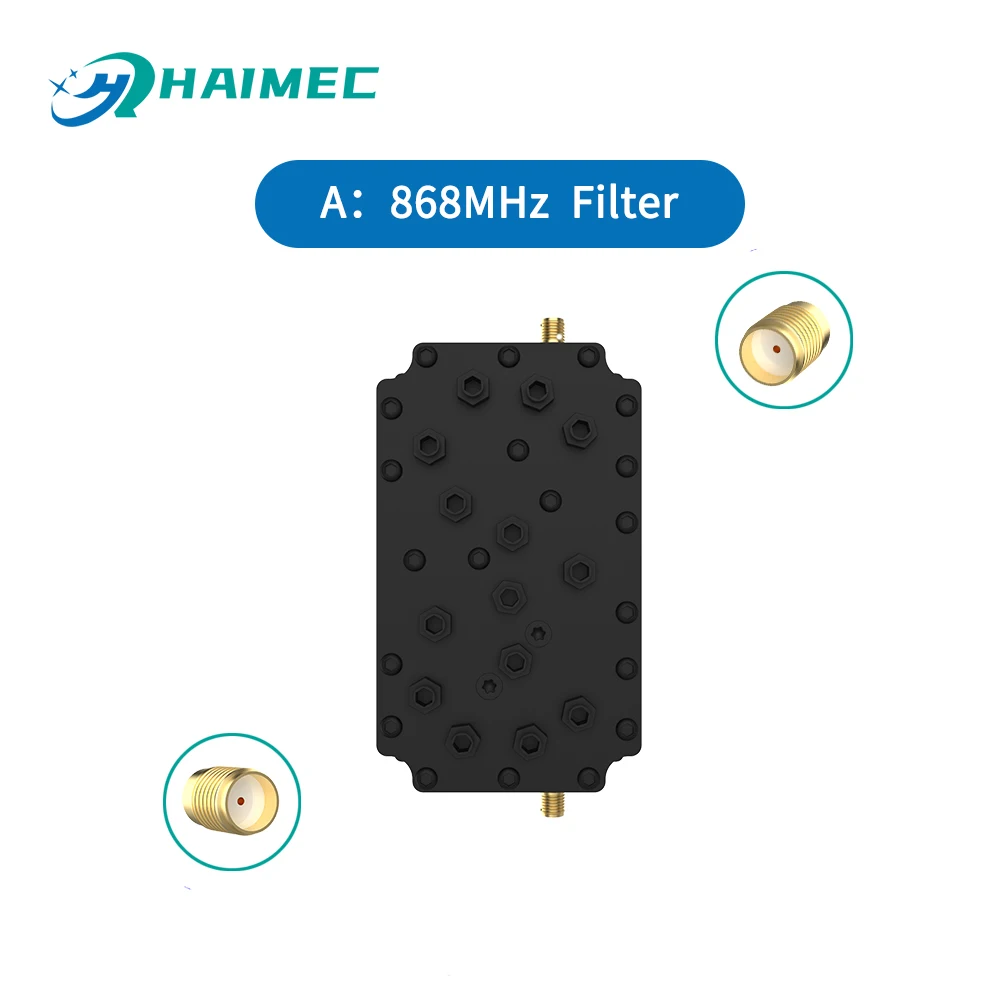 868MHz Cavity Filter for Helium Network 868M SAW Filter Lora Filter HNT Filter 863M Filter High Out Band Rejection