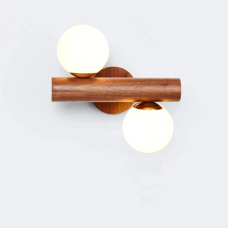 

Настенная лампа из ореха, вращающаяся, для спальни, изголовья кровати, лестницы, коридора