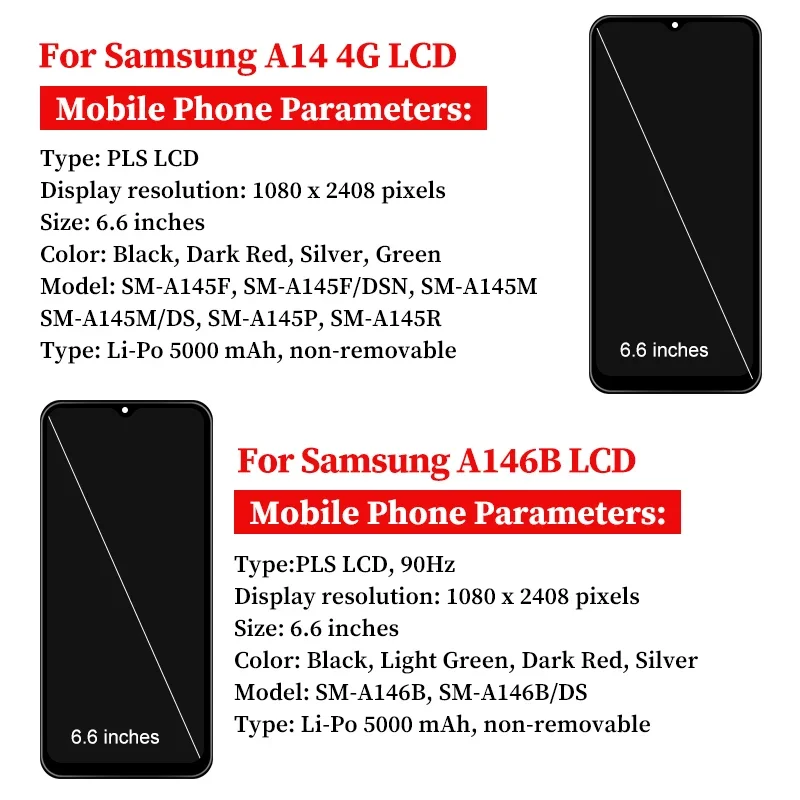 6.6 LCD Touch Screen Digitizer Assembly Replacement
