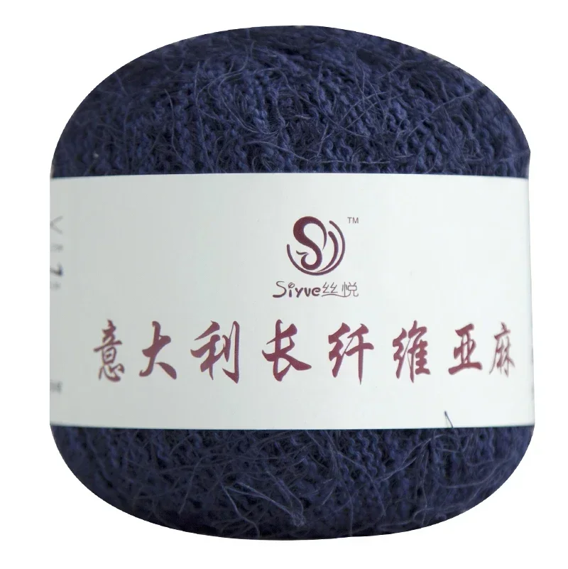 Linen Thin Blend Yarn Spring Summer Hand woven Crochet Thread Fiber Flax Knitting Sew Yarn For Crocheting Needle Work 5