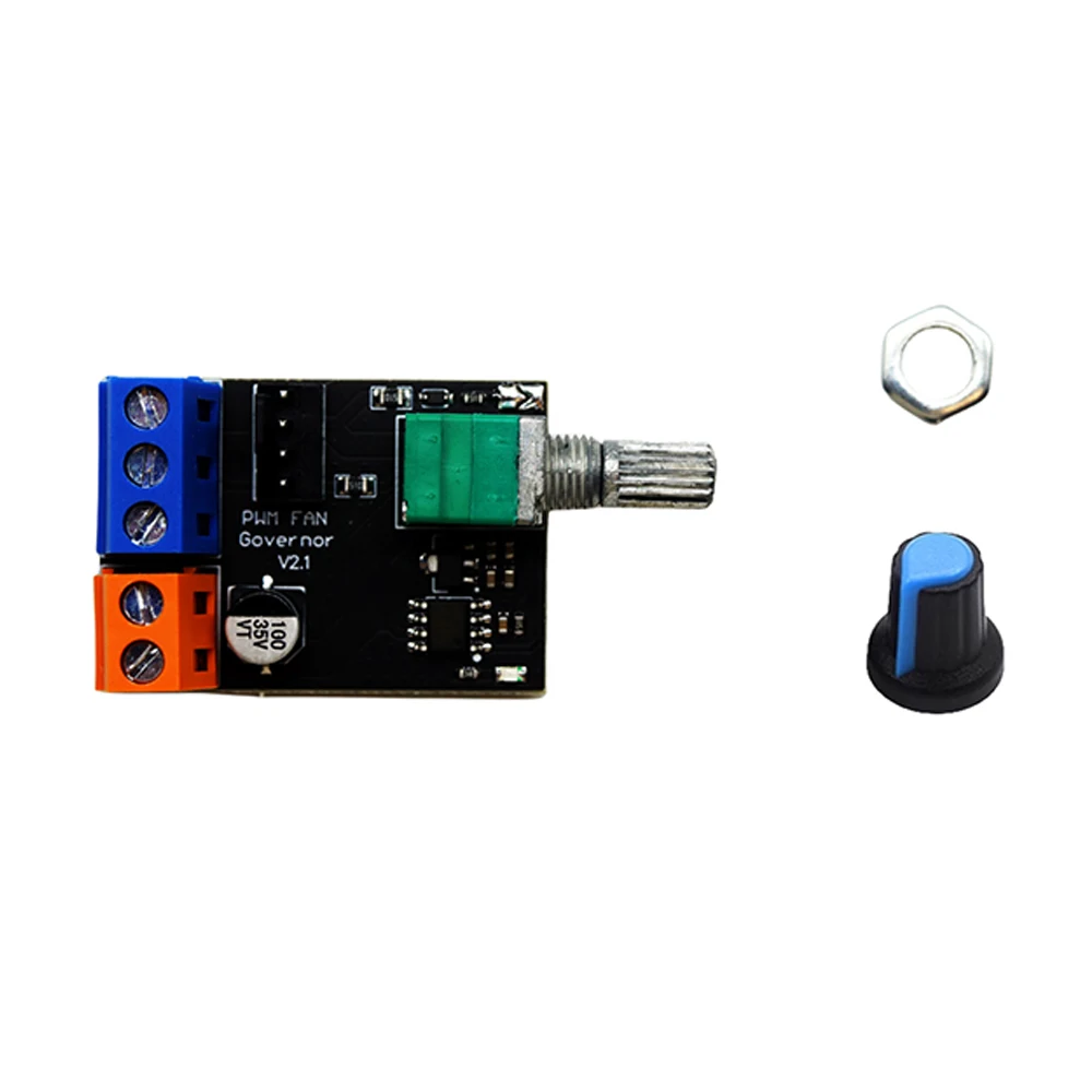 Server Fan 3Wire 4Wire Motor Stepless Governor PWM Motor Speed Controller DC 12V Speed Control Switch Drive Module