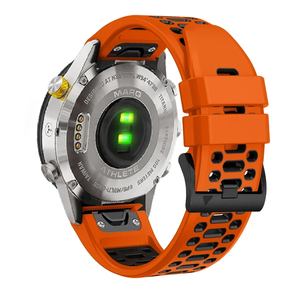 Silicone Quick Release Watch Strap, 26mm & 22mm Adjustable Wristband Bracelet