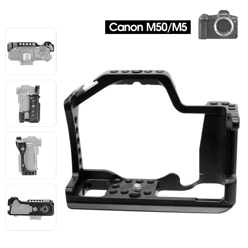 Travor многофункциональные аксессуары для фотосъемки из алюминиевого сплава портативная клетка для камеры совместима с камерой Canon EOS-M50/M5