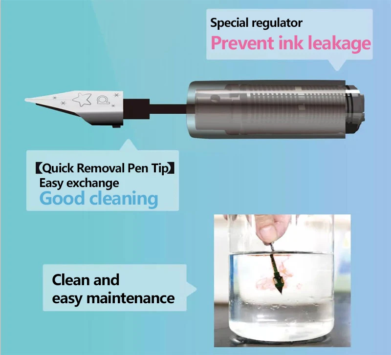 Japanische Plantinum kleine Meteor Stift Student schöne Mädchen Makaron Farbe Schreiben Praxis Stift pq-200 – Detail 6