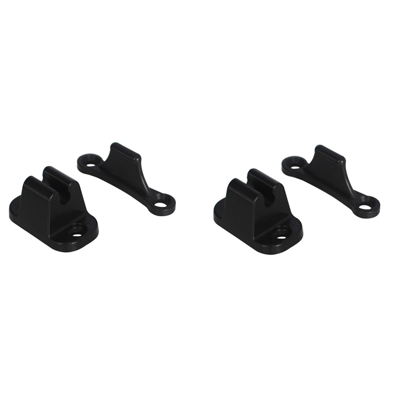 2X Kit Di Fermo Per Porta A Forma Di T Fermaporta Fermo Fermo Fermo Per Rv Caravan Camper Porta Per Barca Supporto Nero