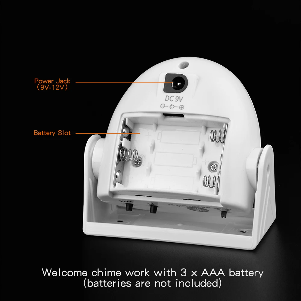 Dispositivo de Boas-vindas Anti-Roubo, 15 Sons, Cliente Convidado, Ding-dong