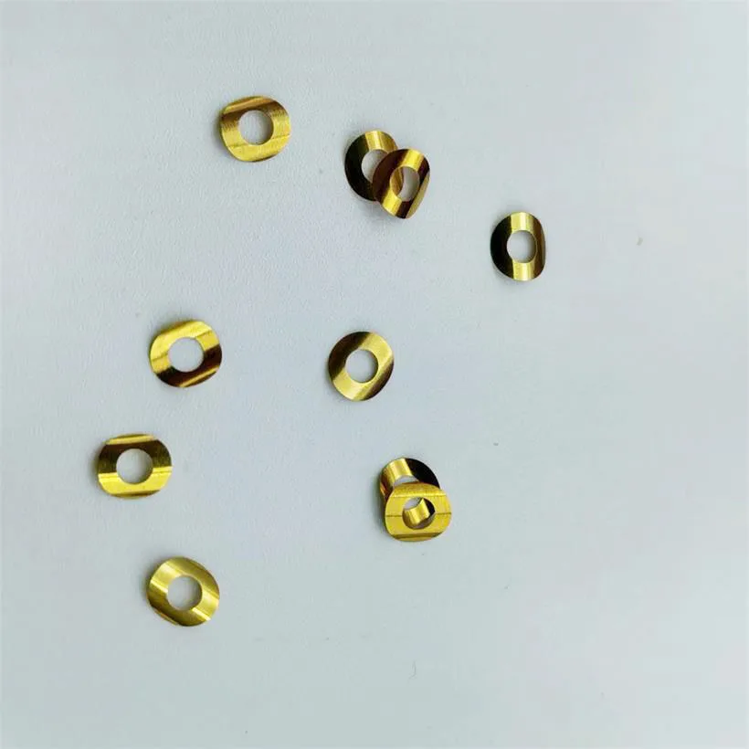 Precision Watch Movement Accessories: Hour Wheel Washers & Springs for Mechanical Timepieces