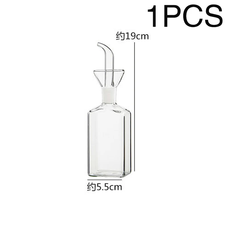 Premium High Borosilicate Glass Leak-Proof Oil & Vinegar Dispenser Bottle