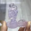 High Quality Pink Opalite Mermaid Carving Animal Crafts Healing Crystal Stone Feng Shui Home Decoration Gift 1PCS 4