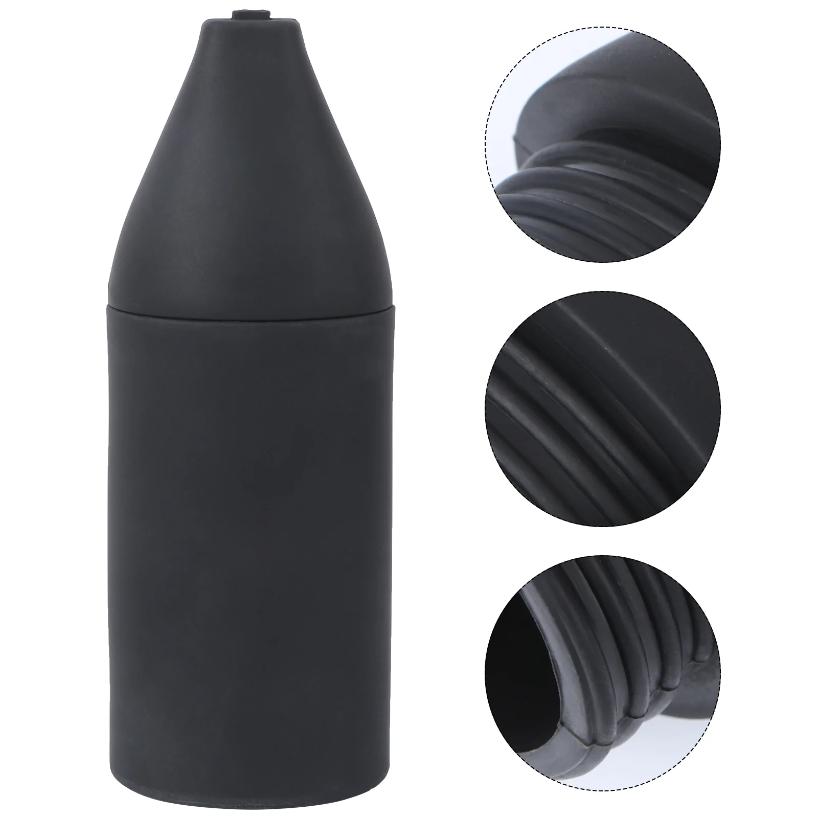 

Refillable Empty Bottle Silicone Bottle Squeeze Dispenser Refillable Bottle Dish Washing Detergent Hand Soap Atomizer (Black)