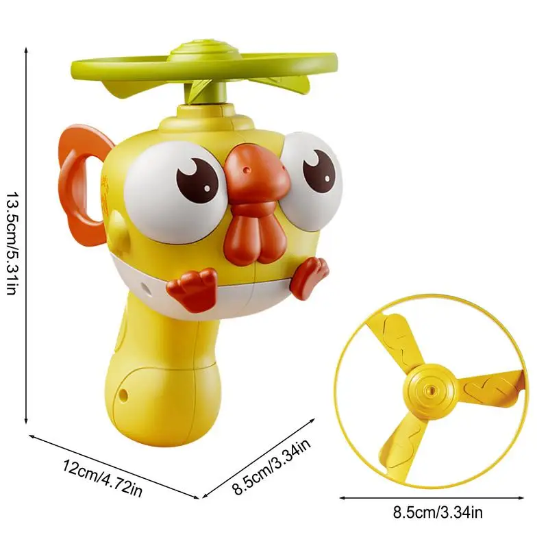 Flying Disc Toy Flying Saucer Launch Playset Backyard Games Catching Educational Outdoor Toys With Spinners Sports Outside Games