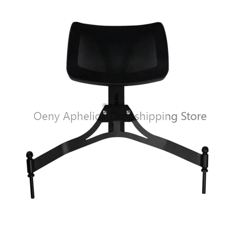 

Aluminum Director Makeup Gaming Chair Office Headrest Portable Professional Artist Lightweight in Black Color Chair Accessories